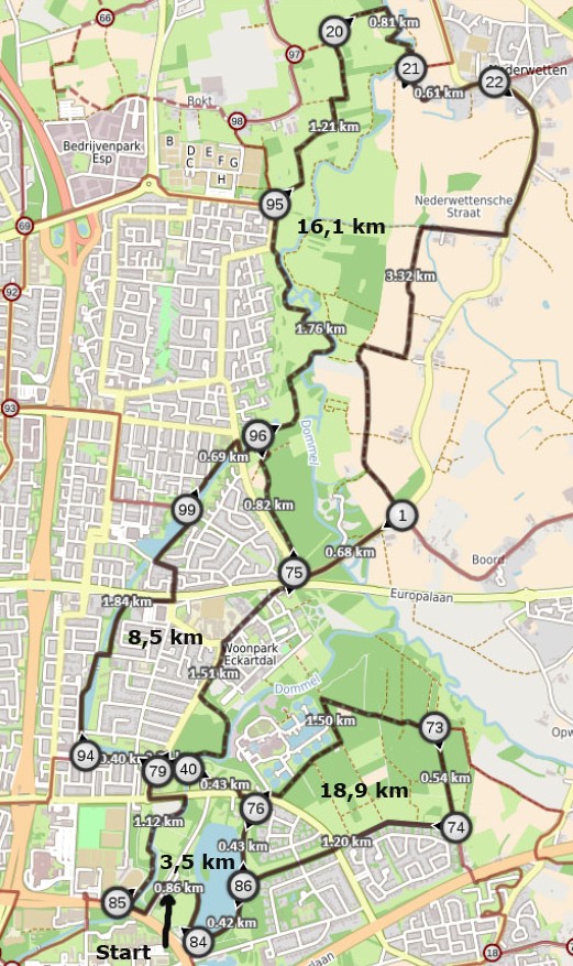 Route van de Maand Juni 2021